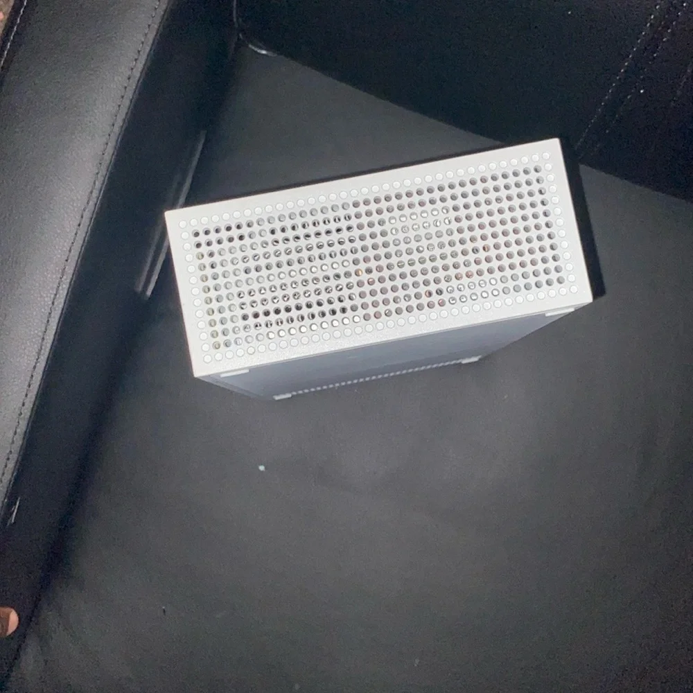 White Perforated Box